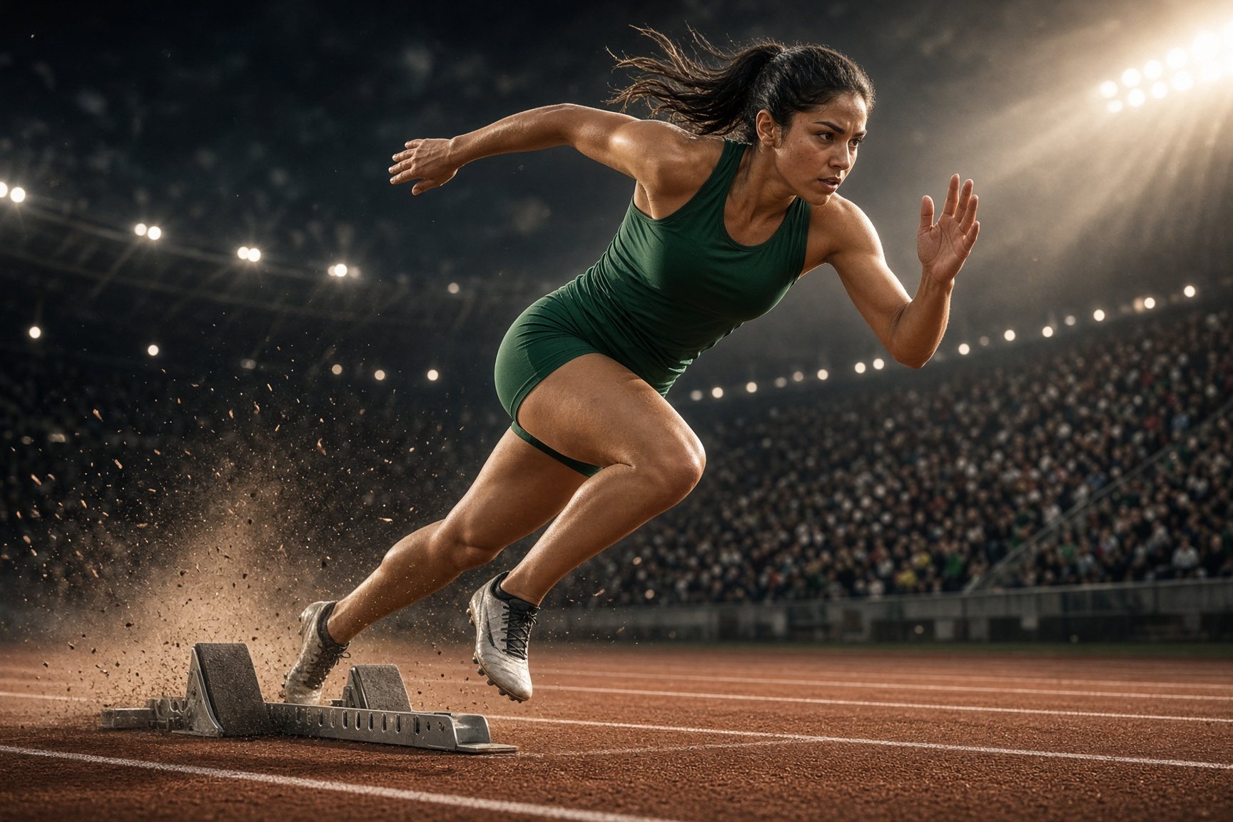 Track athlete placeholder